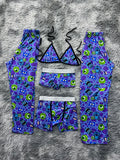 Stitch Monsterc Inc Pijama De 5 Piezas
