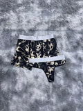 Scream Negro Duo Unitalla Con Tanga