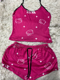 Hello Kitty Brillos Blusa Con Short
