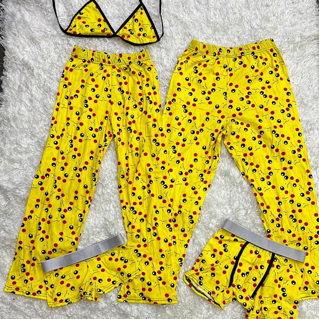 Picachu 5 pcs pajama duo - Fundies