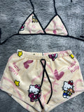Hello Kitty Estrellas Top Con Short Afelpado