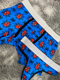 Spiderman Fondo Azul Duo XL Con Tanga