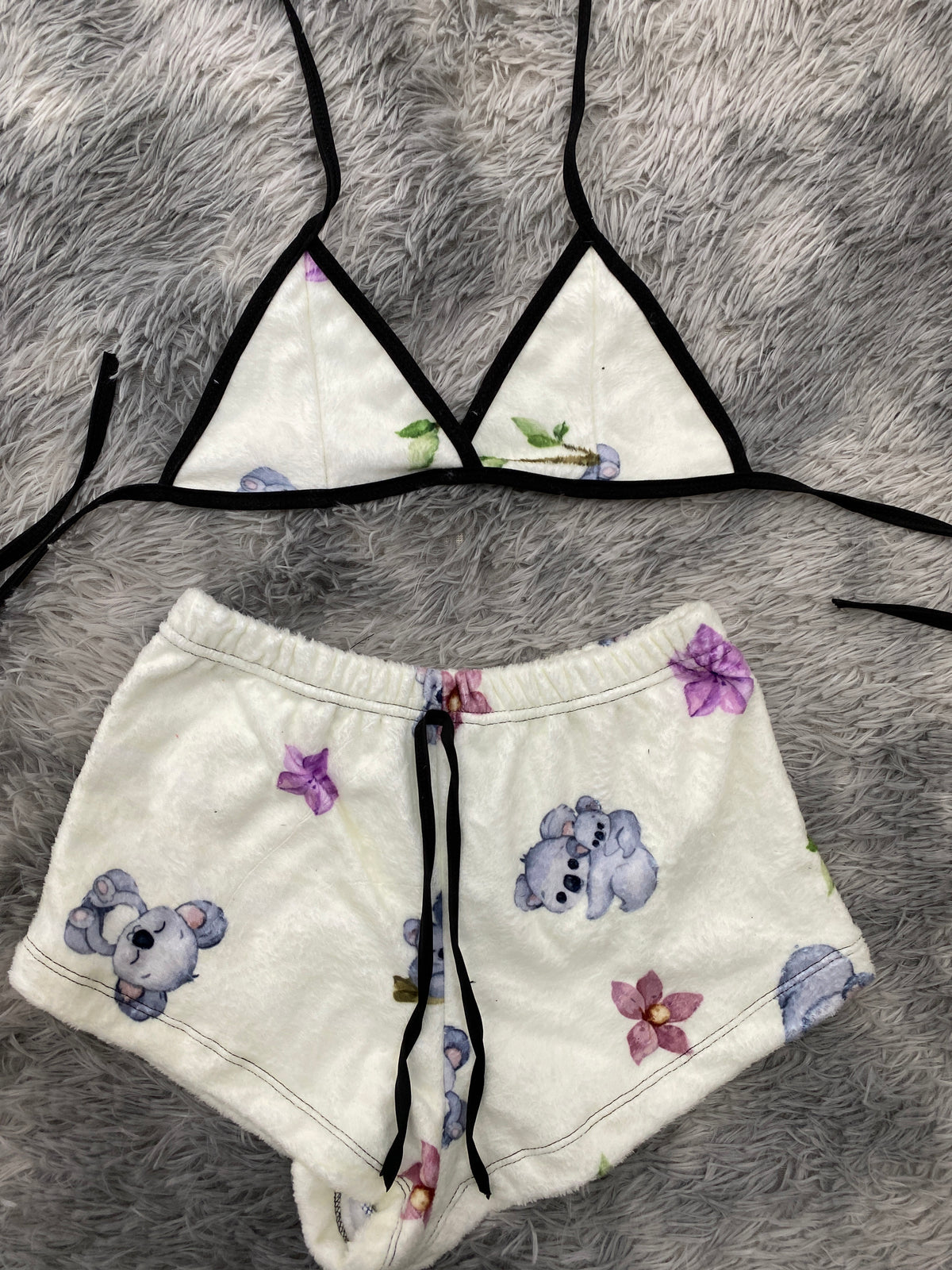 Koala Top Con Short Afelpado