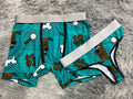 Scobby Doo Cuadro Verde Duo Unitalla Con Tanga