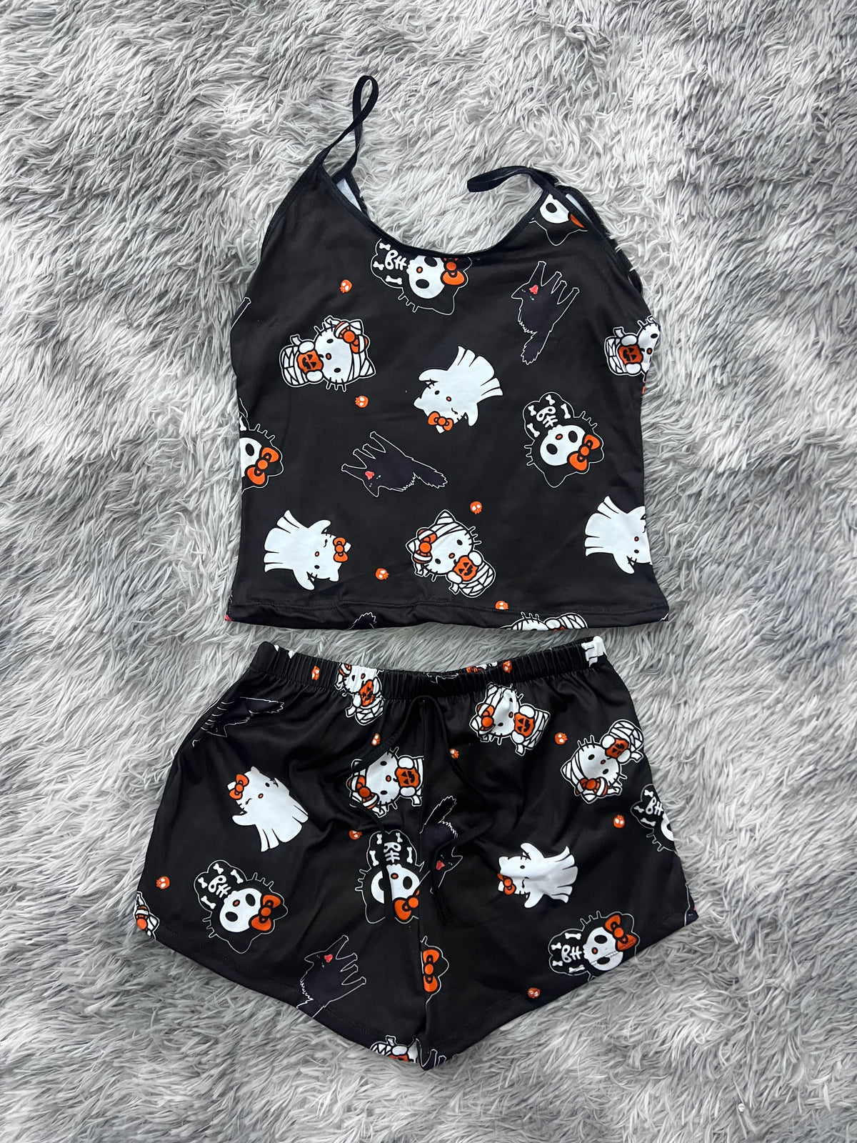 Brush Hello Kitty Momia Hallowen Unitalla Blusa Con Short