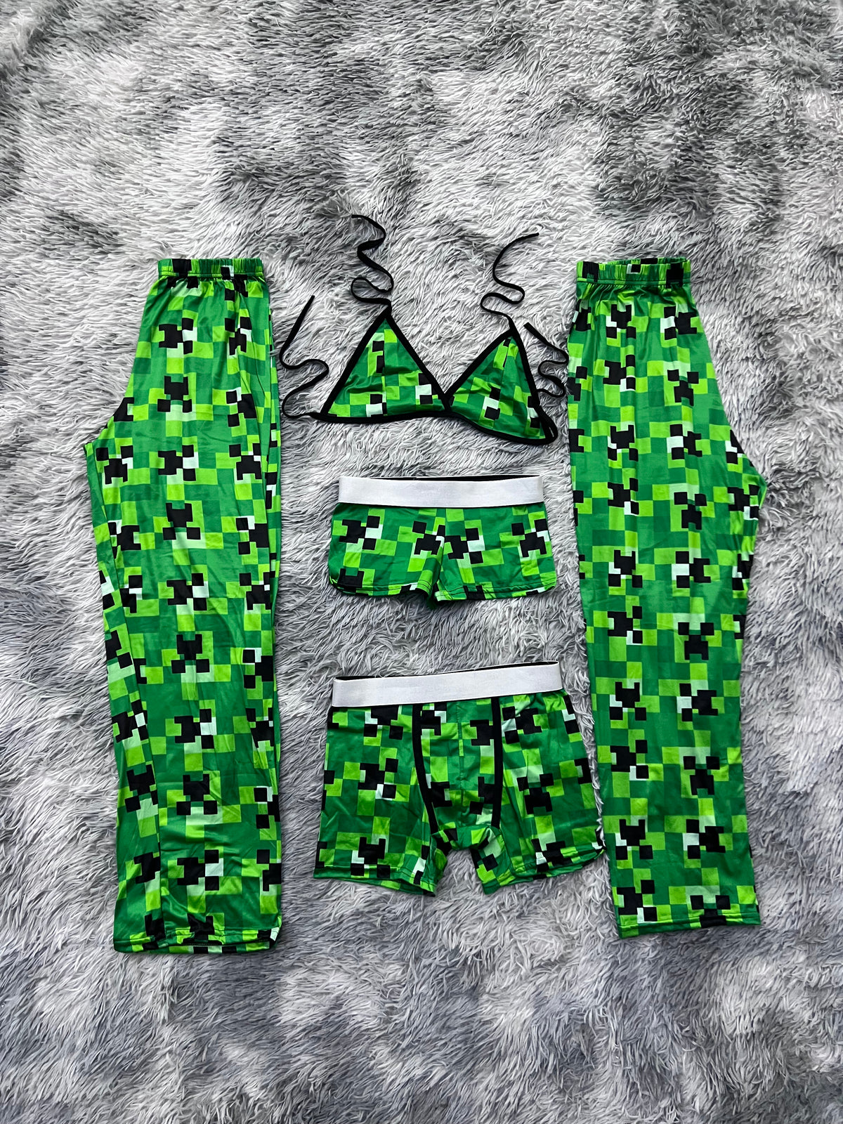 Minecraft Pijama De 5 Piezas