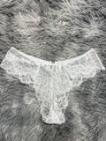 Argolla Detras Blanco Tanga De Dama