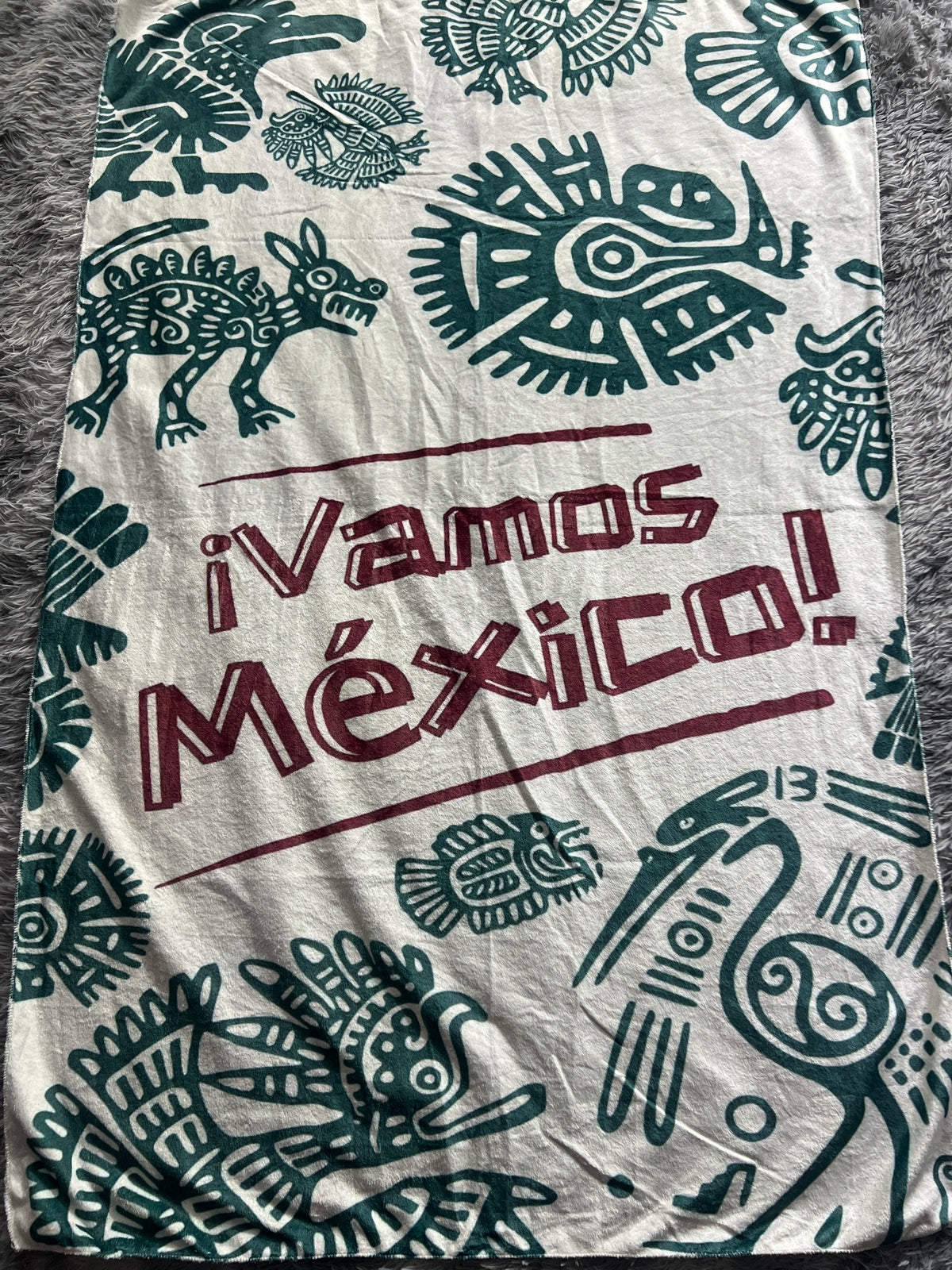 Vamos México Prehispanico Frazada