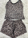 Juicy Leopardo Blusa Con Short