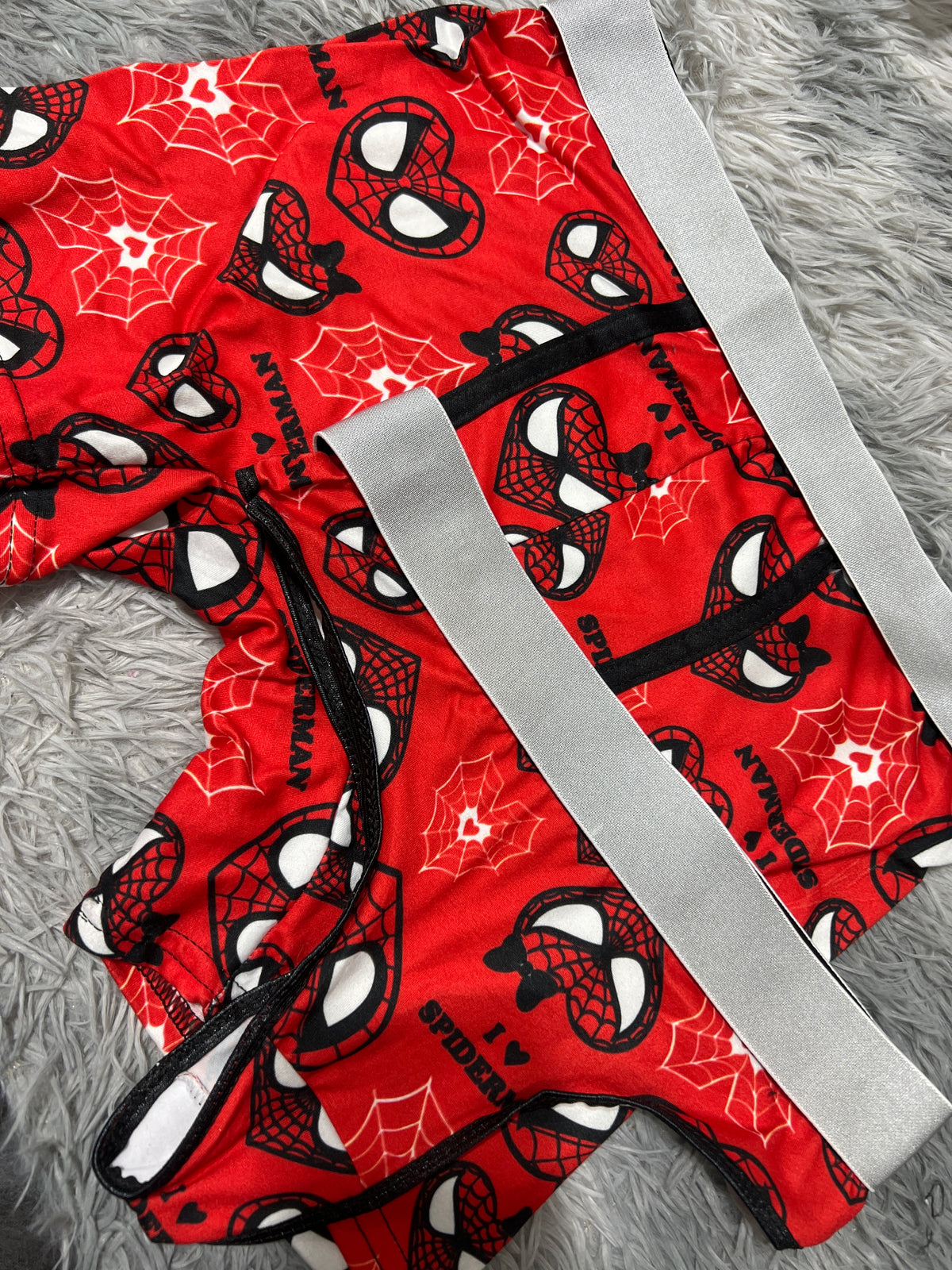 Spiderman Corazones Duo Unitalla Con Tanga