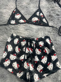Hello Kitty Caras Top Con Short Afelpado