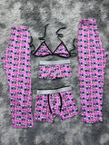Hello Kitty Su Novio Pijama De 5 Piezas