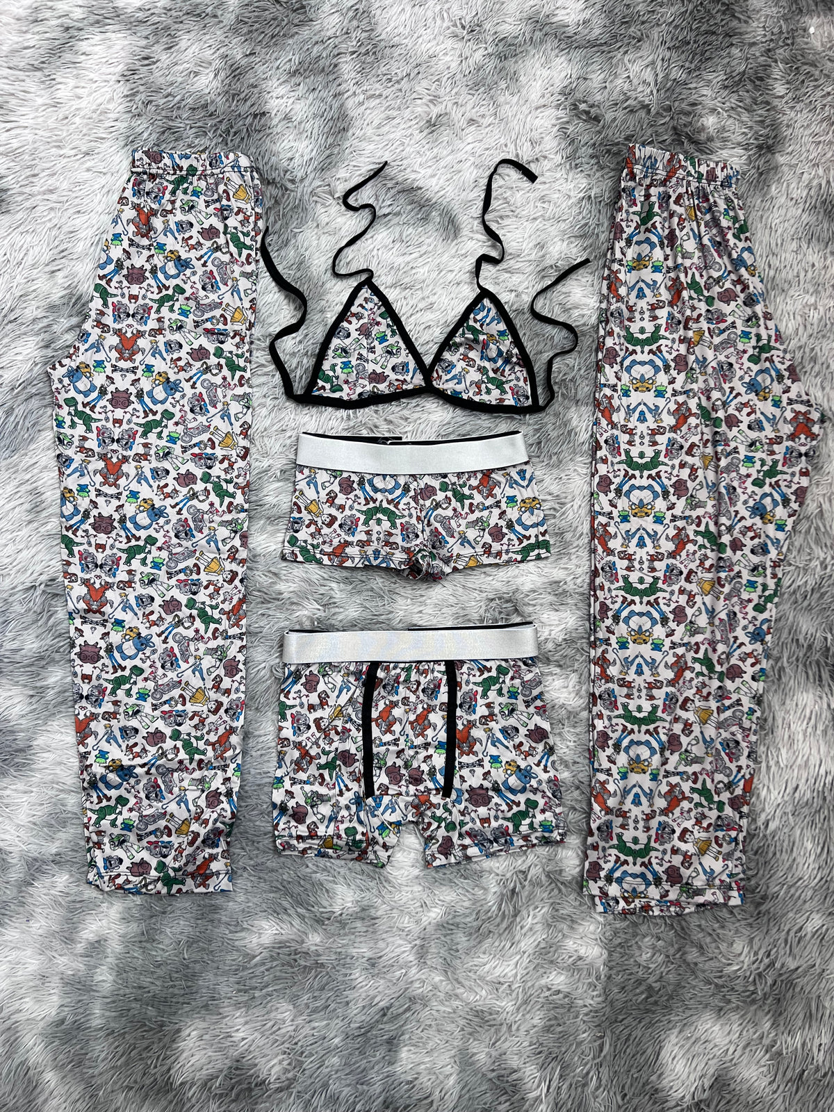 Toy Story Fondo Gris Pijama De 5 Piezas