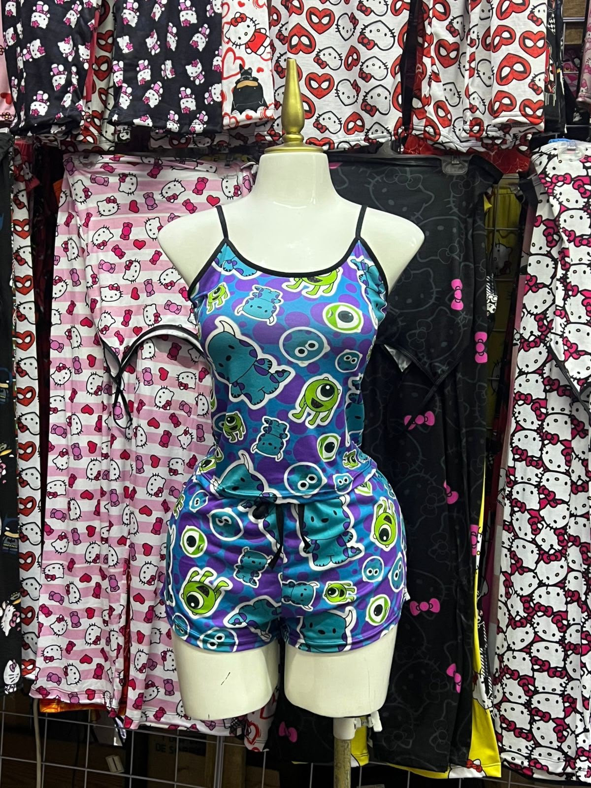 Monster Inc Blusa Con Short