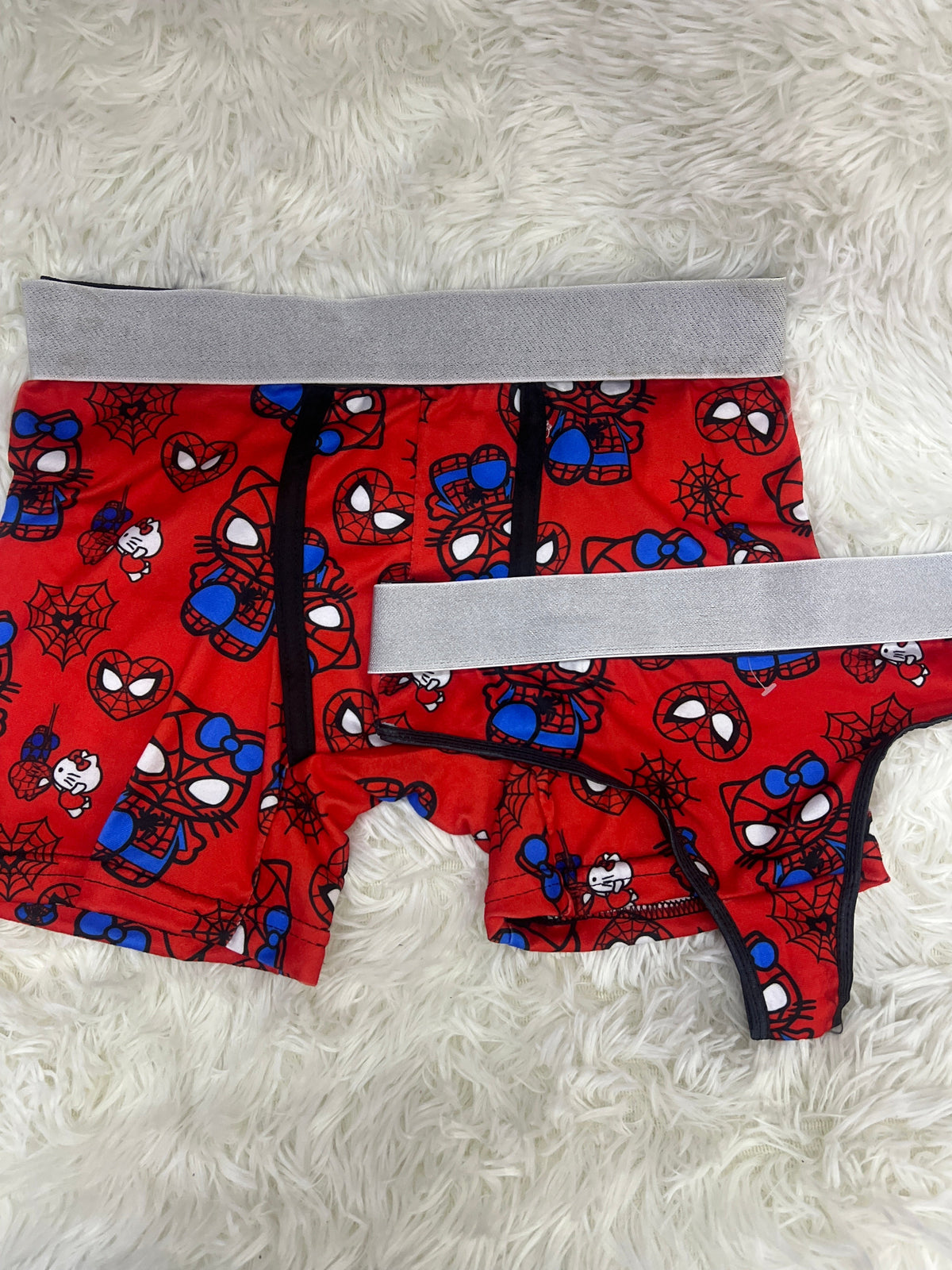Spider Kitty Rojo Duo XL Con Tanga