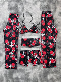 Spiderman Cruz Pijama De 5 Piezas