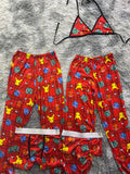 Pokemon Pijama De 5 Piezas