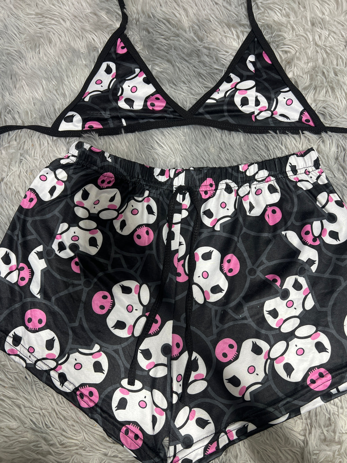 Kuromi Caras Top Con Short Brush