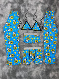 Hello Kitty America Pijama De 5 Piezas