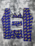 Takis Morado Pijama De 5 Piezas