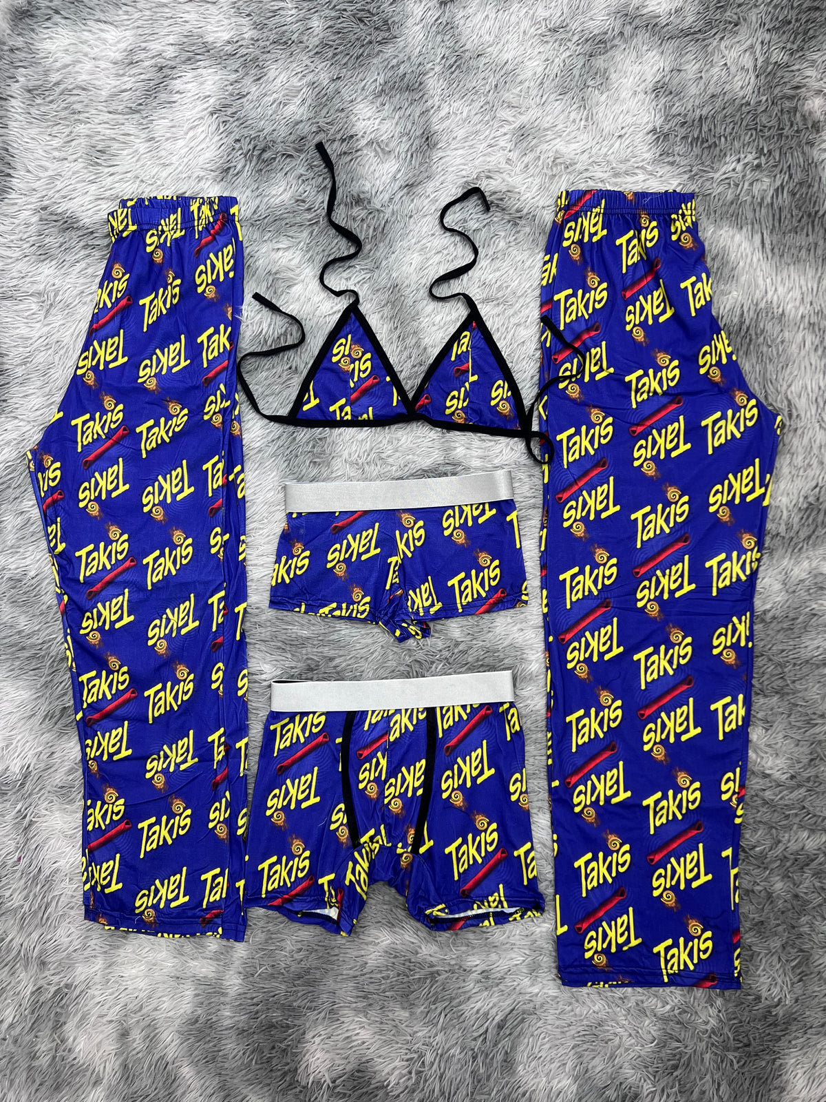 Takis Morado Pijama De 5 Piezas