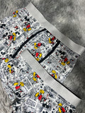 Mickey Mouse Periodico Duo Con Boxer XL