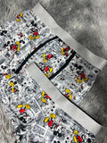 Mickey Mouse Periodico Duo Con Boxer Unitalla