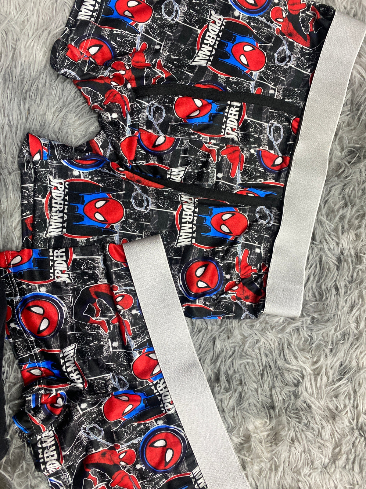 Spiderman Cómic Fondo Duo Con Boxer Unitalla