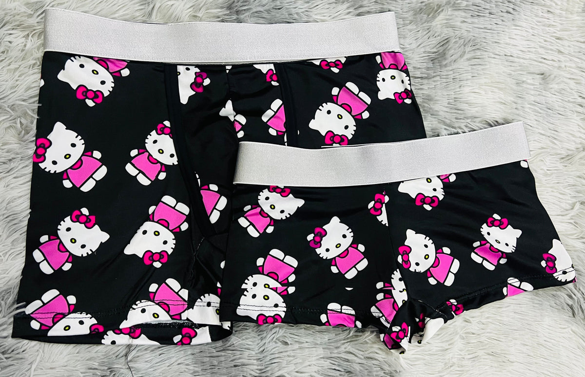 Hello Kitty Negro Duo Con Boxer Unitalla