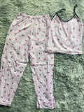 Moños Rosa Blusa Con Pantalón