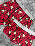 Hello Kitty Rojo Duo Con Boxer Unitalla