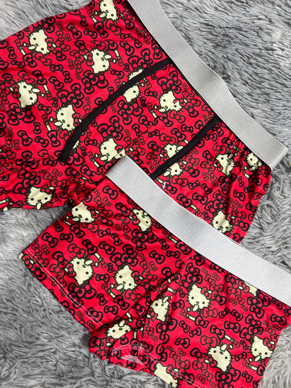 Hello Kitty Rojo Duo Con Boxer Unitalla