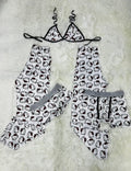 Hello Kitty Blanco Pijama De 5 Piezas