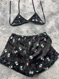 Kuromi Top Con Short Afelpado