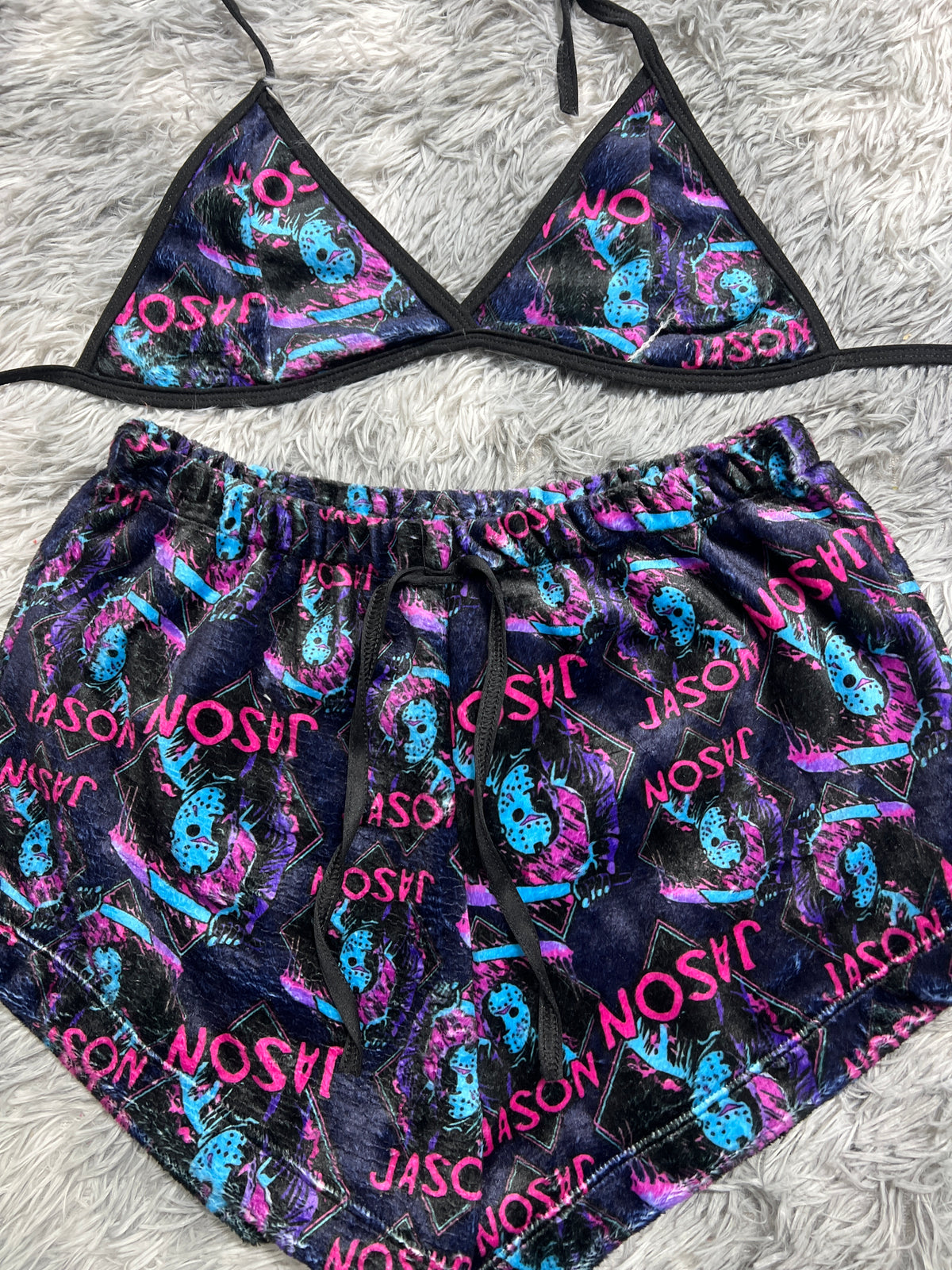 Jason Top Con Short Unitalla De Afelpado