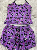 Kuromi Morado Blusa Con Short