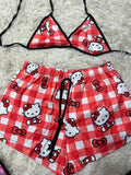 Hello Kitty Picnic Top Con Short Brush