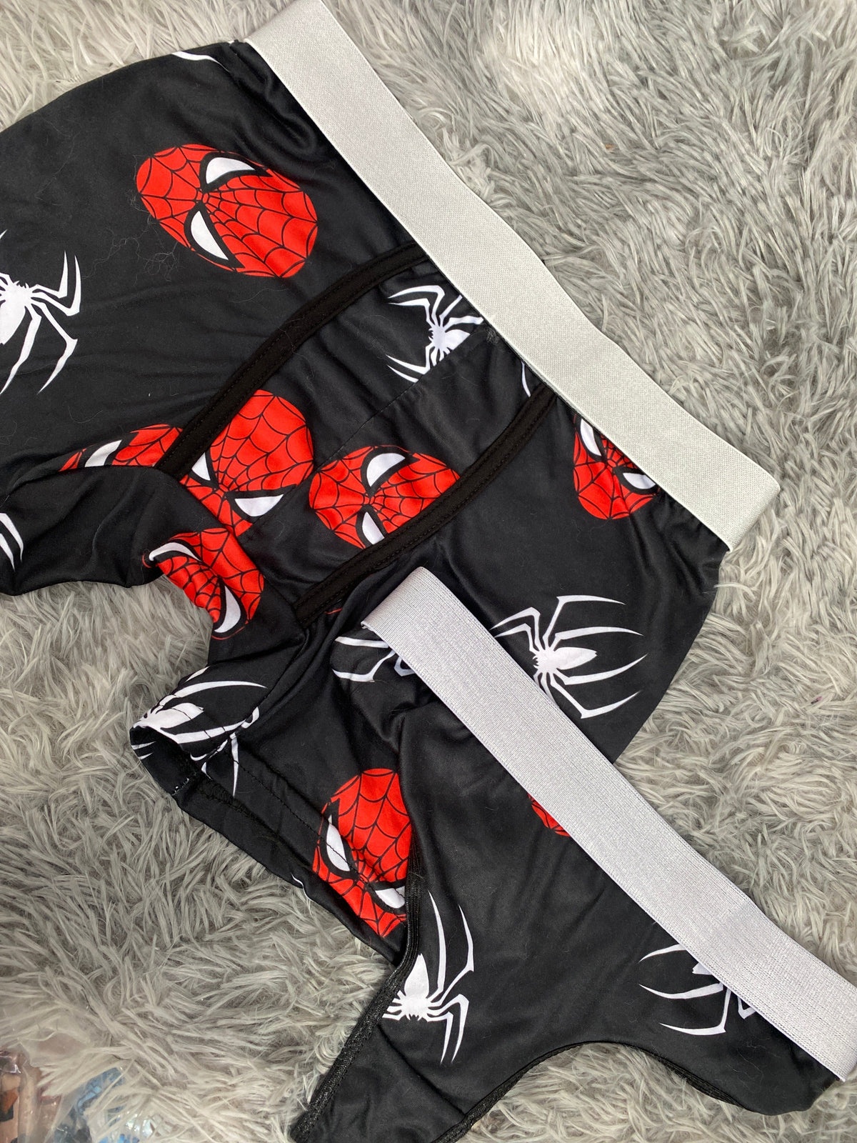 Spiderman Arañas Blancas Duo XL Con Tanga