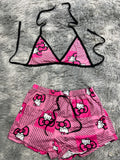 Hello Kitty Rayas Top Con Short Brush