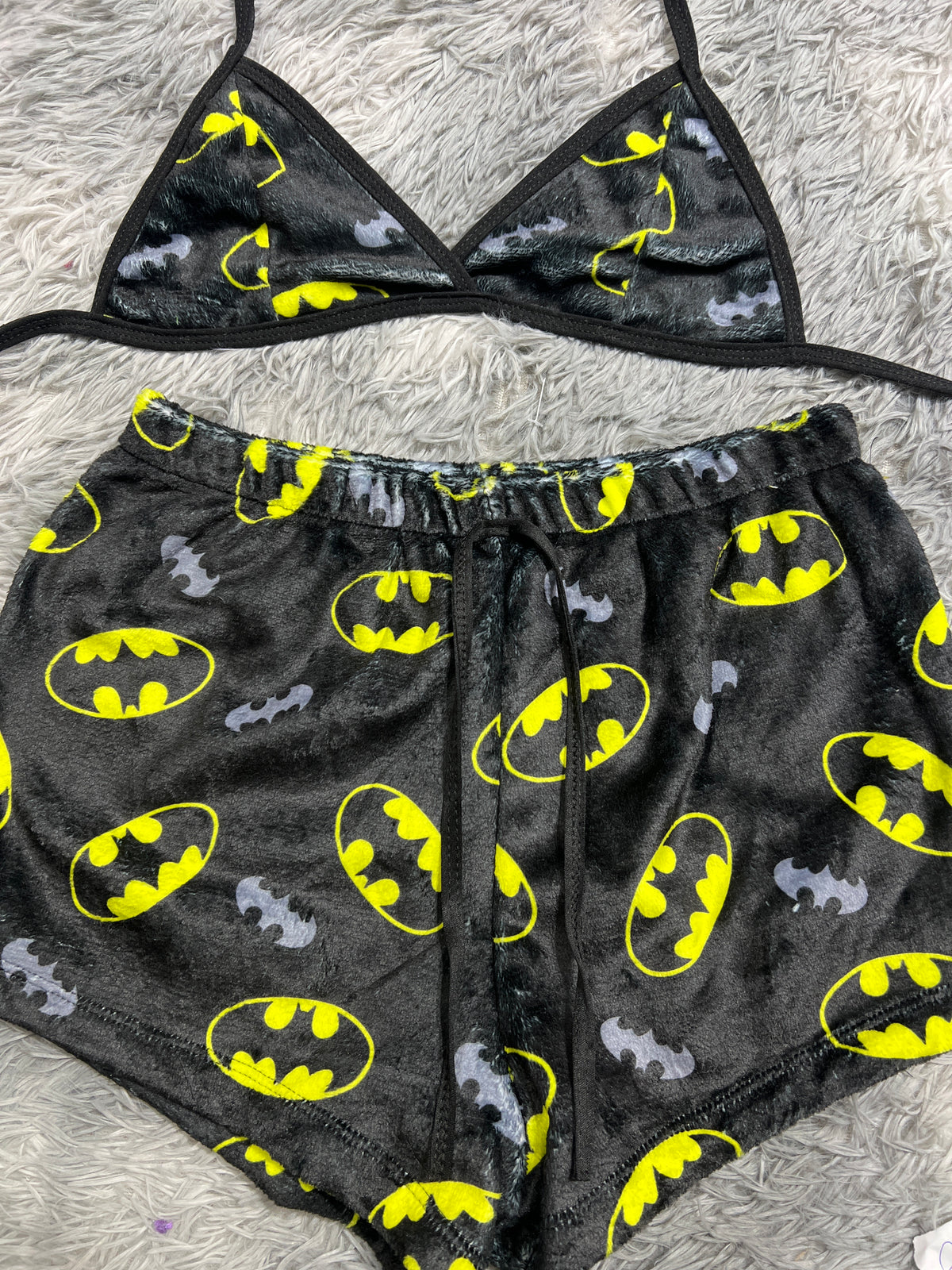 Batman Top Con Short Afelpado