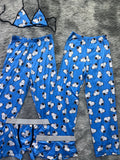 Snoopy Pijama De 5 Piezas