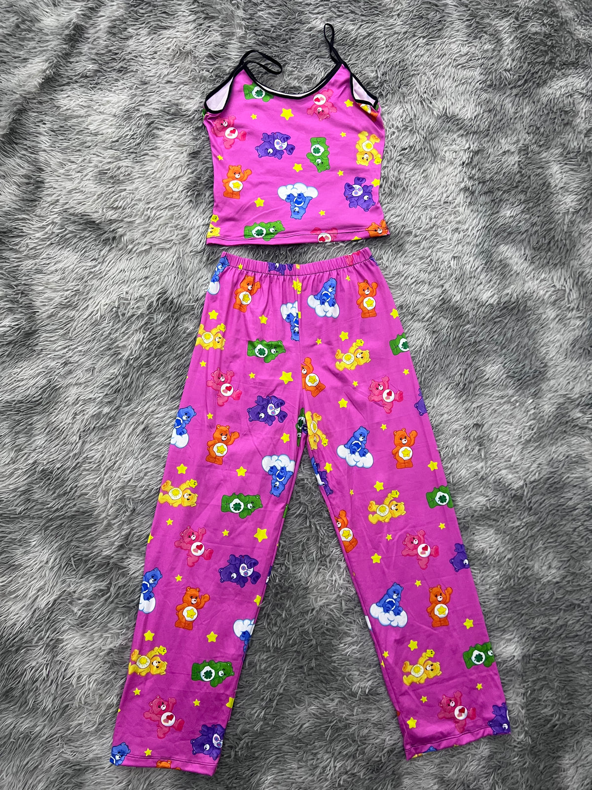 Ositos Cariñositos Osito O Fondo Rosa Blusa Con Pantalón