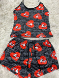 Snoopy Love Blusa Con Short