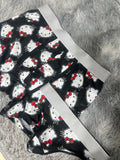 Hello Kitty Delineado Blanco Duo Unitalla Con Tanga
