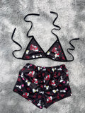 Snoopy Corazones Top Con Short Brush