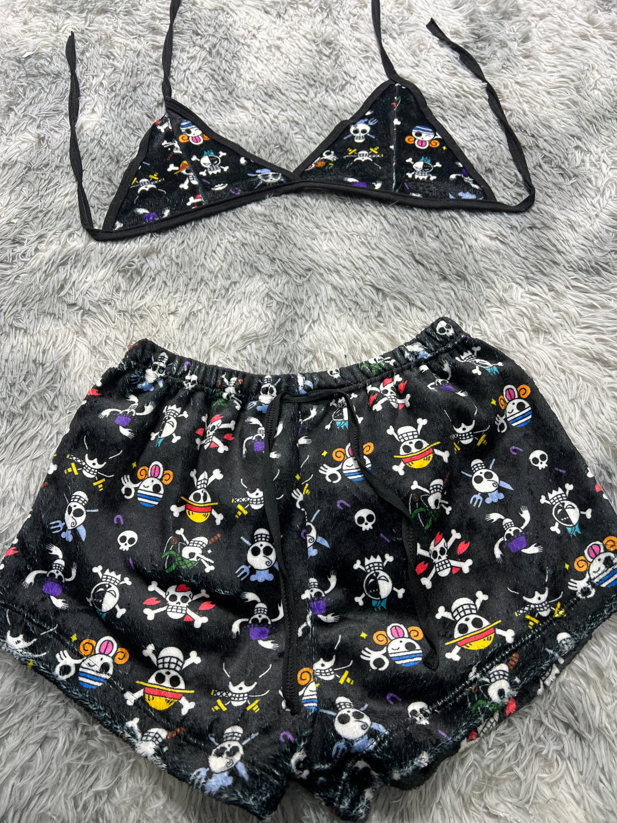 One Pice Top Con Short Afelpado