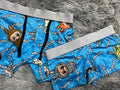 Labubu Fondo Azul Duo Con Boxer Unitalla