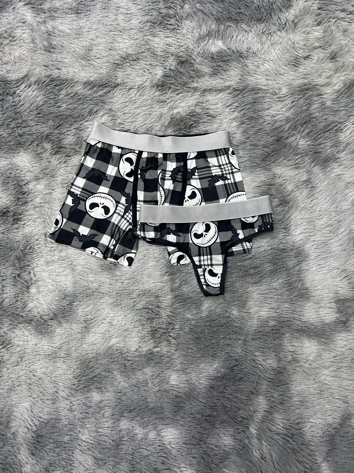 Jack Cuadros Blanco Con Negro Duo Boxer Con Tanga Xl