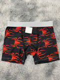 Arañas rojas fondo negro Boxer De Hombre unitalla
