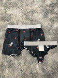 Kuromi Cuadros Fondo Negro Duo Unitalla Con Tanga